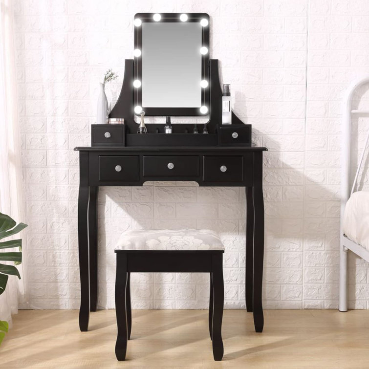 Wayfair black outlet dressing table